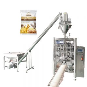 Sac souple vffs automatique formant une machine d'emballage de remplissage pour produit en poudre