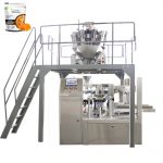Sac préfabriqué automatique prenant la machine d'emballage de remplissage d'ouverture pour les fruits secs