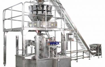 Sac de doy rotatif automatique avec machine de scellage d'emballage à glissière