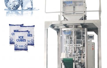 Machine d'emballage automatique de pesage de glaçons de 5 kg