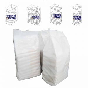 Ensacheuse secondaire (petit sac de sel dans un grand sac tissé en PP)