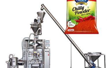 machine à emballer vffs bagger avec remplisseur de tarière pour poudre de paprika et de piment