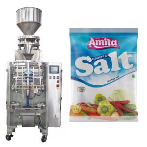 Machine à emballer automatique verticale de sel de sachet