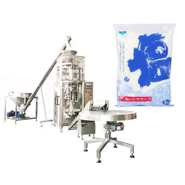 machine de scellage de remplissage verticale au sel avec gobelet volumétrique