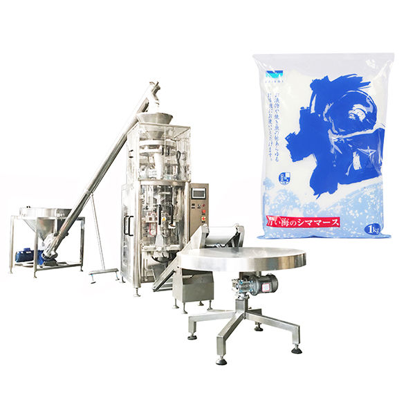 Machine verticale de soudure de remplissage de forme avec la tasse volumétrique pour le sel