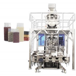 Sac sous vide automatique de type brique formant une machine d'emballage de remplissage pour le grain