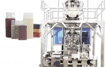 Sac sous vide automatique de type brique formant une machine d'emballage de remplissage pour le grain