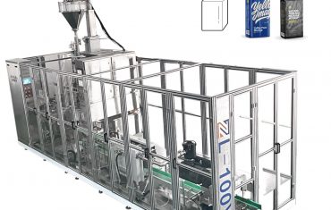 ZL100V Sac de type brique à chambre à vide unique formant une machine d'emballage de scellage de remplissage pour la poudre de café
