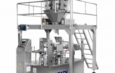 sac d'emballage pré-fabriqué remplissant la machine de conditionnement de cachetage